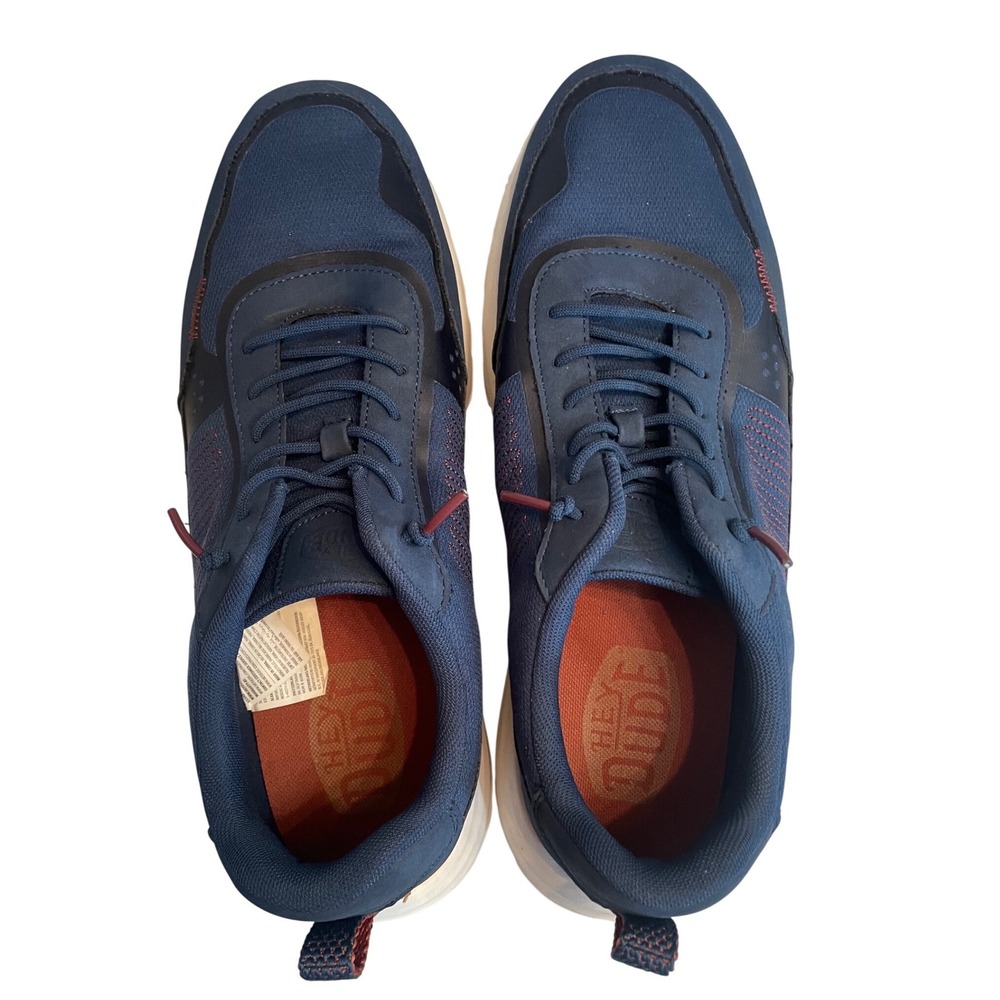 Hey Dude Sirroco Alta M Essential Navy Lightweight Sneaker Men's 13 - Picture 5 of 9